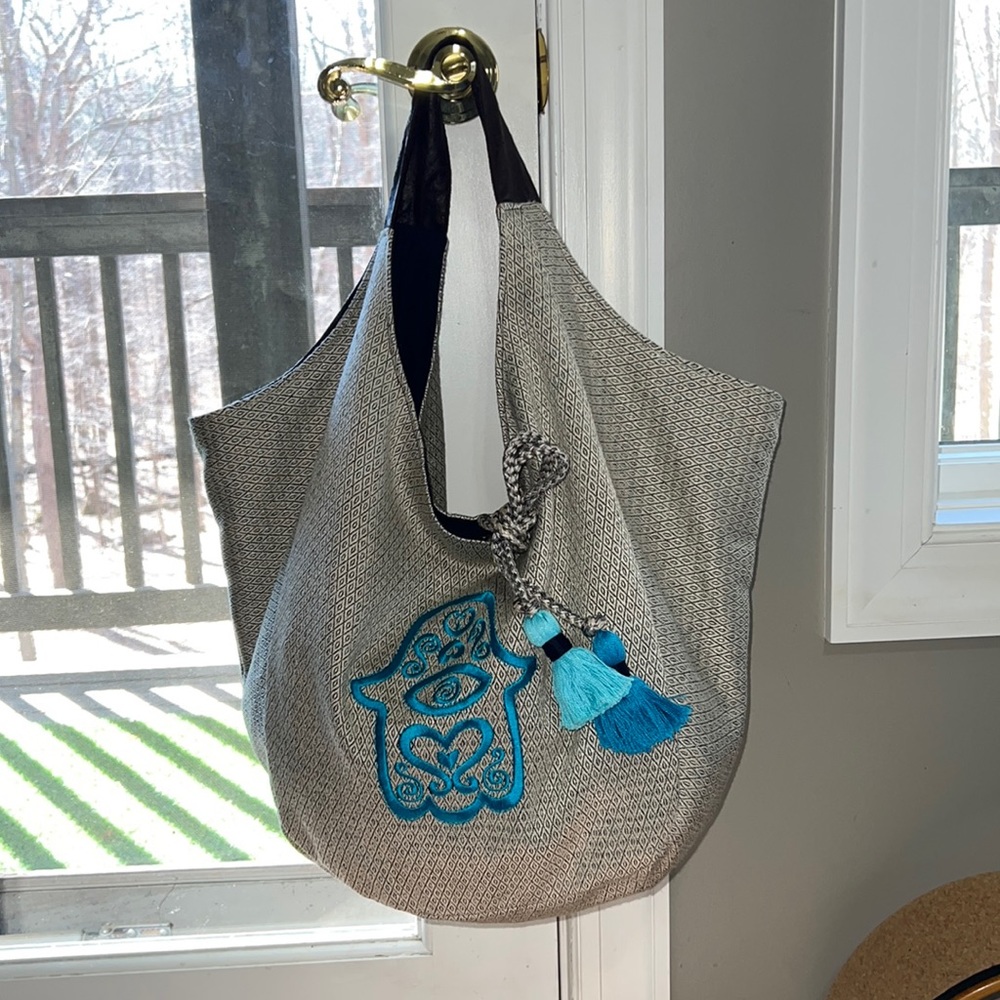 Handcrafted big yogi 🧘🏻‍♀️ bag